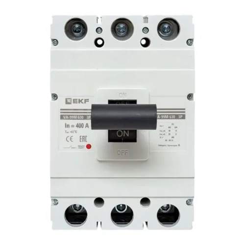 Выключатель автоматический 3п 630/400А 50кА ВА-99М PROxima EKF mccb99-630-400m - фото 2
