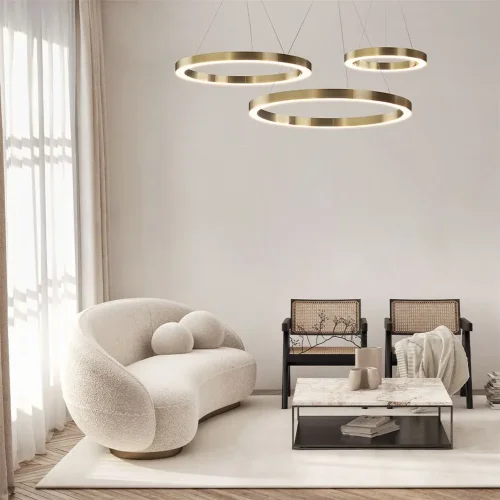 Подвесной светильник Saturno 3500K 35Вт (Латунь) - фото 13