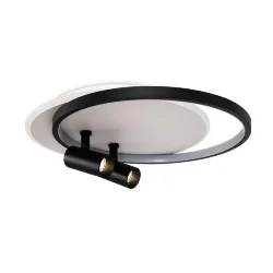 Потолочный светильник FR6083CL-L106WB Прожекторы / Spotlights 75 Вт LED с пультом ДУ (Бело-черный) FR6083CL-L106WB