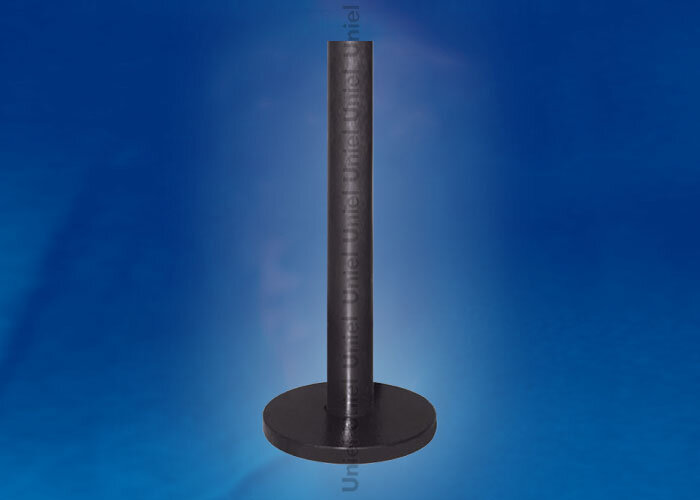 UFP-E11BN-400 BLACK Опора с крышкой для садово-парковых светильников. Высота 400мм. Материал- металл. Цвет - черный. Упаковка - 1шт. В групповой картонной коробке. - фото