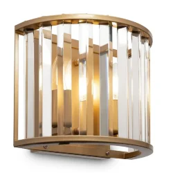 Настенный светильник (бра) Solar E14х2 40Вт (Золото)