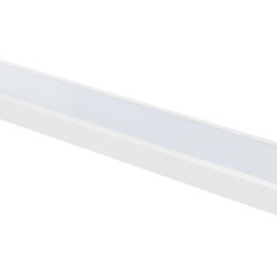 Универсальный офисный светодиодный светильник узкий 10 Вт IP20 595x110x40 мм 3000K Опал