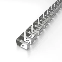 Крепеж оцинкованный гибкий 14x9мм S25