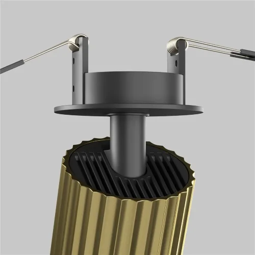 Встраиваемый светильник Calipso GU10 10Вт (Черный) - фото 9