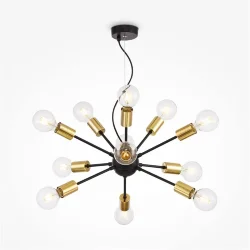 Подвесной светильник Jackson E27x12 (Черный)