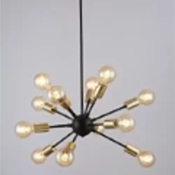 Подвесной светильник Jackson E27x12 (Черный)