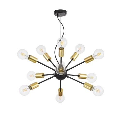 Подвесной светильник Jackson E27x12 (Черный) - фото 5