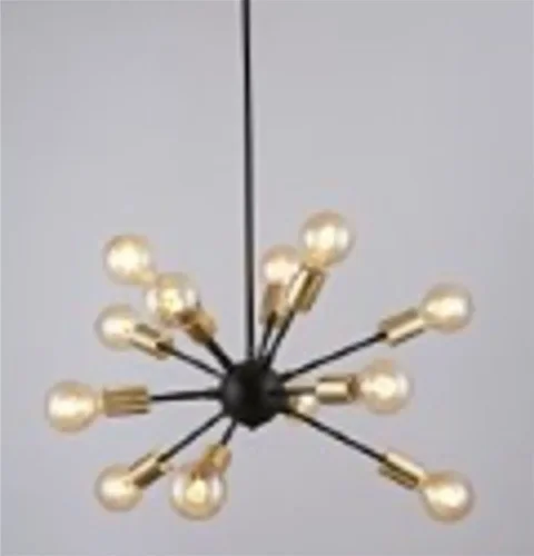 Подвесной светильник Jackson E27x12 (Черный) - фото 3