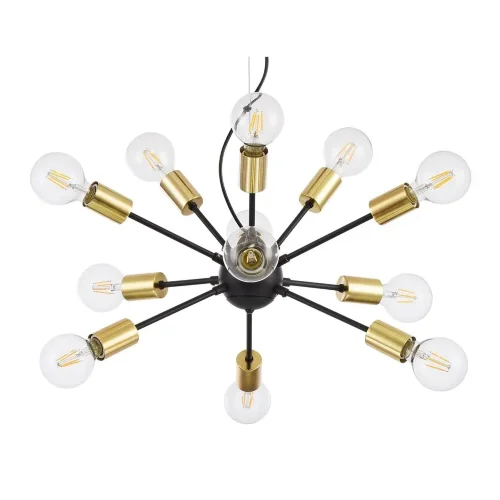 Подвесной светильник Jackson E27x12 (Черный) - фото 7