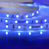 ULS-M11-2835-60LED/m-8mm-IP20-DC12V-4,8W/m-5M-BLUE PROFI Гибкая светодиодная лента на самоклеящейся основе. Катушка 5м. в герметичной упаковке. Синий свет. ТМ Uniel - фото