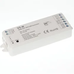 Контроллер V5-М IC84 RGB+CCT/DIM (12-24V, 5ch x 3A, 180/360W)