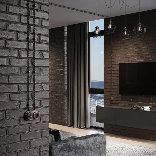 Изоляторы 100 шт мокко матовый Vintage W6433414 - фото 2