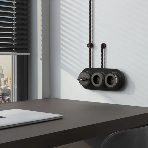 Изоляторы 100 шт мокко матовый Vintage W6433414 - фото 4