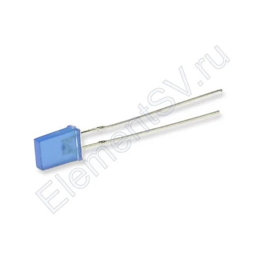 Светодиод ICL-2х5х7mm LE81 (blue, 200-400mcd, diffuse) - фото.