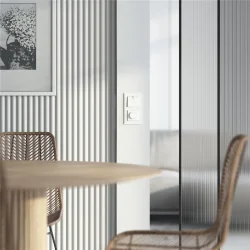 Выключатель двухклавишный (белый акрил) W1120041