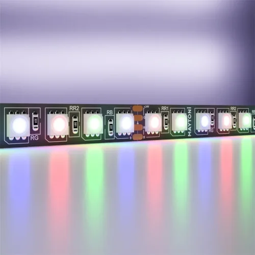 Светодиодная лента 24В 5050 21Вт/м Цветная (RGB) 5м IP20 Black (Черный) 20038 - фото