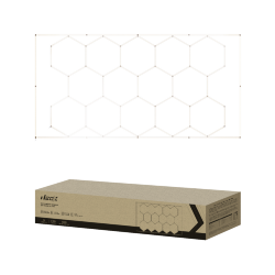Светильник светодиодный ДБО-HEXAGON 14С-81065 810Вт 6500К 14сот с рамкой 0.5м шнур с вилкой 4835х2430мм NEOX