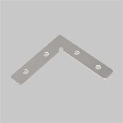 Коннектор угловой 1 шт., ALM-C-90 (Серебро)