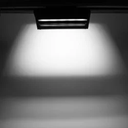 Светодиодный трековый светильник 2L JH-U7 PX1 (220VAC, 2x15W, white 6000K, 45-90°, черный)