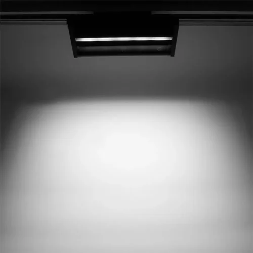 Светодиодный трековый светильник 2L JH-U7 PX1 (220VAC, 2x15W, white 6000K, 45-90°, черный) - фото I