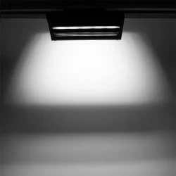 Светодиодный трековый светильник 2L JH-U7 PX1 (220VAC, 2x15W, white 6000K, 45-90°, черный)