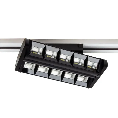 Светодиодный трековый светильник 2L JH-U7 PX1 (220VAC, 2x15W, white 6000K, 45-90°, черный) - фото III