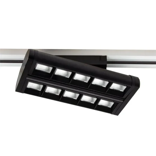 Светодиодный трековый светильник 2L JH-U7 PX1 (220VAC, 2x15W, white 6000K, 45-90°, черный) - фото IV