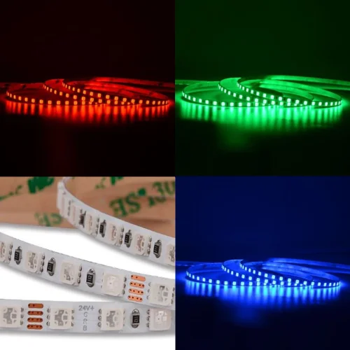 Светодиодная лента LUX class, 3838, 120led/m, P5, RGB, 24V, 12W/m, IP20, A221 - фото I