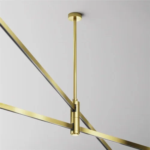 Крепление потолочное Medium двойное 300мм Flarity латунь (Латунь) - фото 5