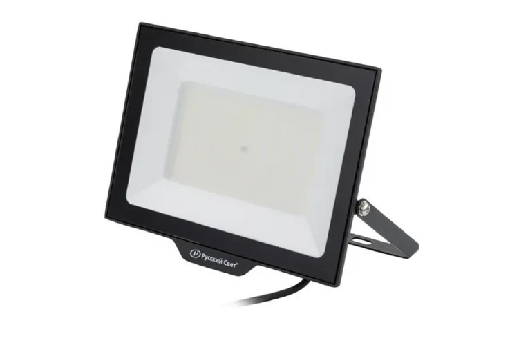 Прожектор светодиодный СДО FL 10 C 150W VW 840 BK CL 327х260х31.5мм 150Вт 4000К IP65 уличный черн. Русский Свет 15081023280 - фото