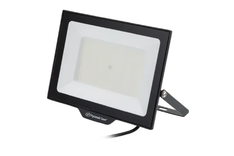 Прожектор светодиодный СДО FL 10 C 150W VW 840 BK CL 327х260х31.5мм 150Вт 4000К IP65 уличный черн. Русский Свет 15081023280 - фото