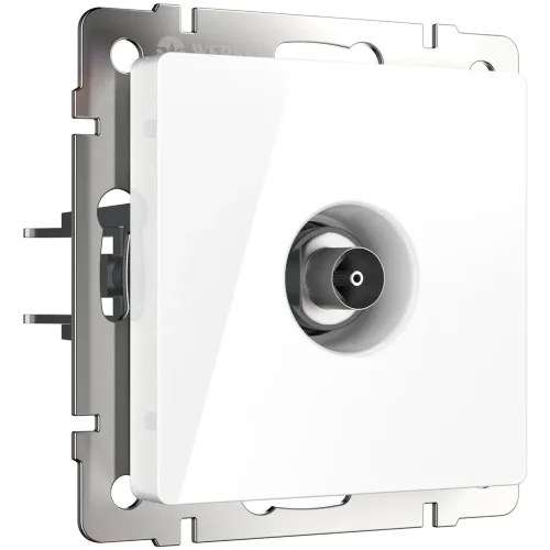 ТВ-розетка оконечная (белая) W1183001 - фото