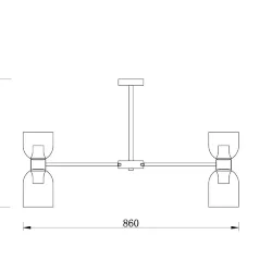 Подвесной светильник Freya FR5203PL-16CH1 (Хром)