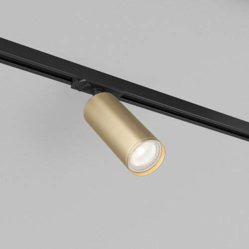DK6202-BG Трековый светильник IP 20, 15 Вт, GU10, матовое золото с черным, алюминий.