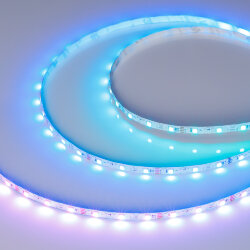 Светодиодная лента SPI-RZ-F60-6mm 12V RGB-РХ1-ВРТ (7 W/m, IP20, 3535, 5m) (Arlight) 044684