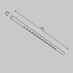 Светильник Points для системы освещения Axity 3000/6000К 12Вт 36° (Латунь)