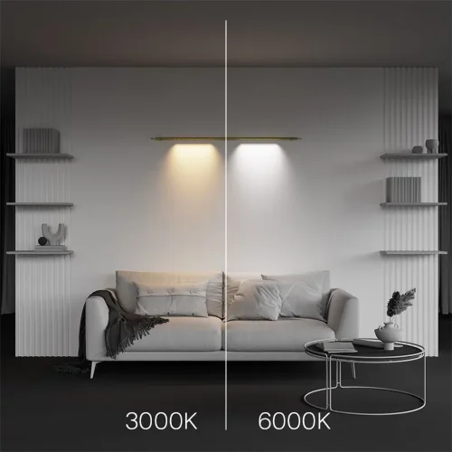 Светильник Points для системы освещения Axity 3000/6000К 12Вт 36° (Латунь) - фото 6