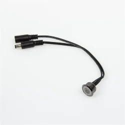 Кнопка-диммер сенсорная YK-CM001 P749 (DC12V 60W, 24V 100W, D20mm, никель синей подсветкой)