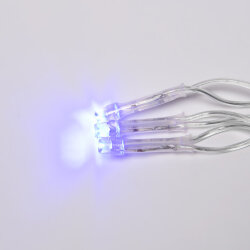 ULD-B25006-440-TTK BLUE-WHITE IP44 Бахрома светодиодная с эффектом мерцания, 25м, Соединяемая, 440 светодиодов, Синий и белый свет, Провод прозрачный