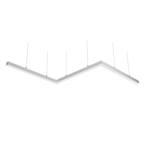 Светильник WOLTA PRO КОНТУР ЗИГЗАГ ДСО03-108-701-5К-Б Матовый - фото 2.