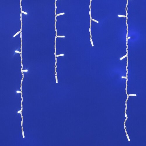 ULD-B3010-200-TWK WHITE IP67 Бахрома светодиодная с эффектом мерцания, 3м, Соединяемая, 200 светодиодов, Белый свет, Провод белый. - фото 2