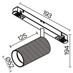 Трековый светильник Artisan Exility 4000K 12Вт 36° (Черный)