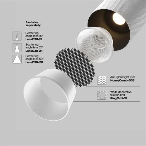 Трековый светильник Artisan Exility 4000K 12Вт 36° (Черный) - фото 12