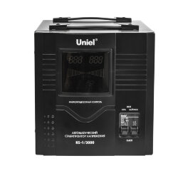 RS-1-3000 Стабилизатор Uniel релейный однофазный, 3.0 кВА.
