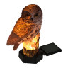 USL-S-829-PM290 BROWN OWL Садовый светильник на солнечной батарее Филин, 1 светодиод, Теплый белый свет, 1xАA Ni-Mh аккумулятор в-к, IP44, TM Uniel - фото 1