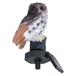 USL-S-829-PM290 BROWN OWL Садовый светильник на солнечной батарее Филин, 1 светодиод, Теплый белый свет, 1xАA Ni-Mh аккумулятор в-к, IP44, TM Uniel