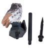 USL-S-829-PM290 BROWN OWL Садовый светильник на солнечной батарее Филин, 1 светодиод, Теплый белый свет, 1xАA Ni-Mh аккумулятор в-к, IP44, TM Uniel - фото 8