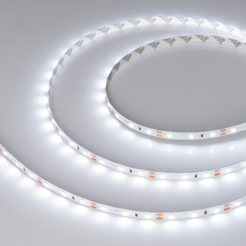 Светодиодная лента RT-A60-8mm 12V White6000 (2 W/m, IP20, 2835, 5m) (Arlight) - фото 1