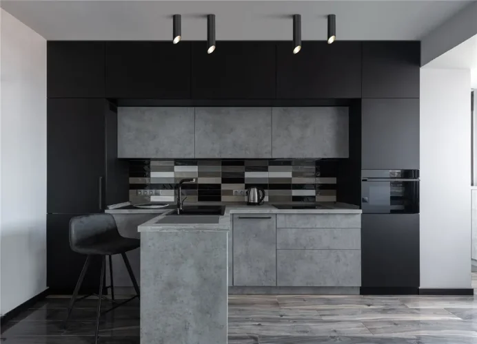 Потолочный светильник Липари / Lipari 1*GU10 10 Вт (Черный) C026CL-01B - фото 4