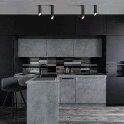 Потолочный светильник Липари / Lipari 1*GU10 10 Вт (Черный) C026CL-01B